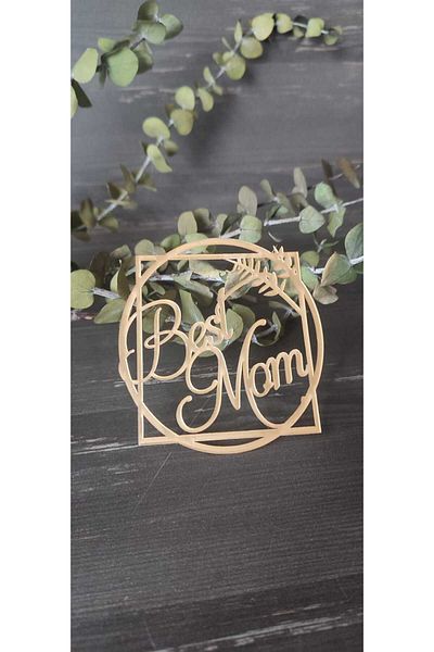 hoby shop Best Mom Gold Plexi Pinyata, Box, Cake Decoration