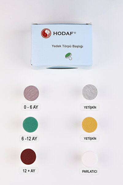 HODAF Yenidoğan Bebek Tırnak Yedek Törpü Başlıkları 6 Adet Bebek Bakım Manikü...