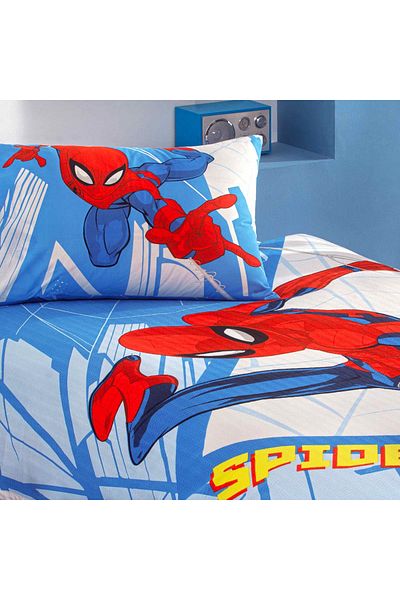 Taç Licensed Spiderman Gate Single Cotton Pique Set