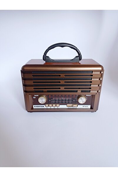 Uğraş Shop Nostaljik Radyo USB/Bluetooth/Fm/Am Eskitilmiş Radyo Müzik Çalar