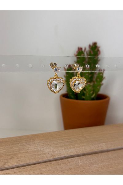 MY1COMPANY Heart Model Earrings