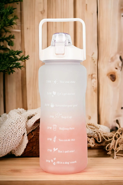 Ithink قارورة VAESKE الحركية 2 لتر وردي-رمادي