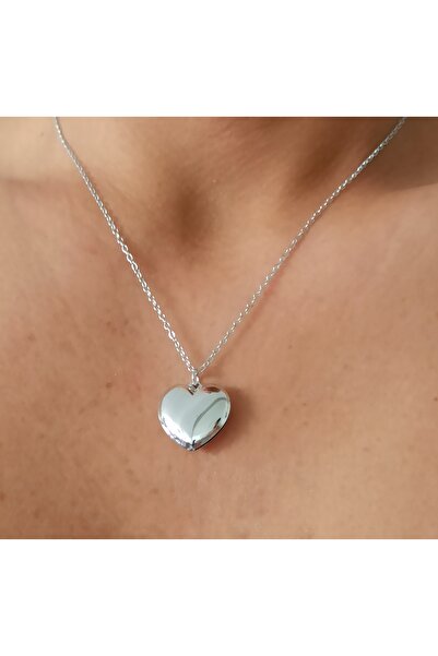 Heart Necklace Thin Chain