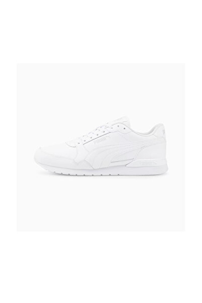 Puma St Runner V3 L Unisex Spor Ayakkabı 384855-20 White-white-spring Lavender