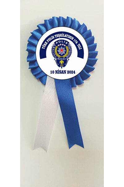 yıldızkurdelaankara 10 nisan polis haftası saten kokart rozet 25 adet