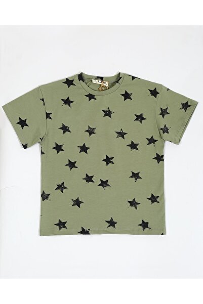 LUESS Μπλουζάκι με αστέρια με στάμπα για αγόρια