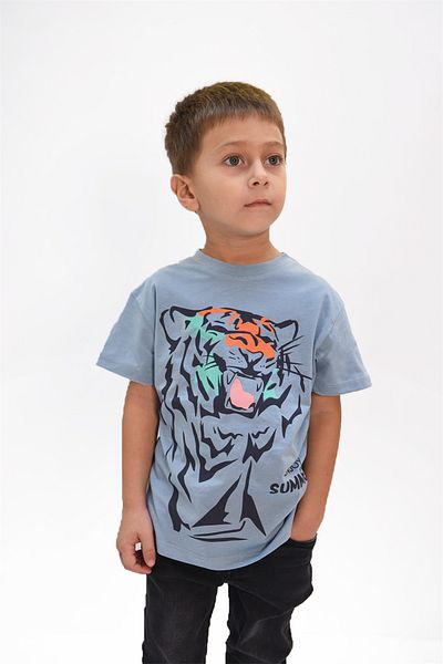 LUESS Tricou cu imprimeu Tigru pentru baieti