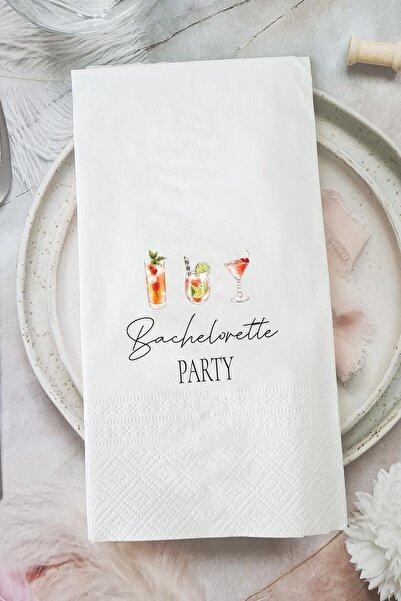 PEKSHOP Bachelorette Party Talking Napkin Presentation Napkin