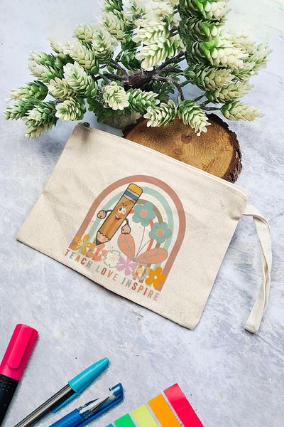 PEKSHOP Подарък за учител - чанта клъч, учител, любов, вдъхновение