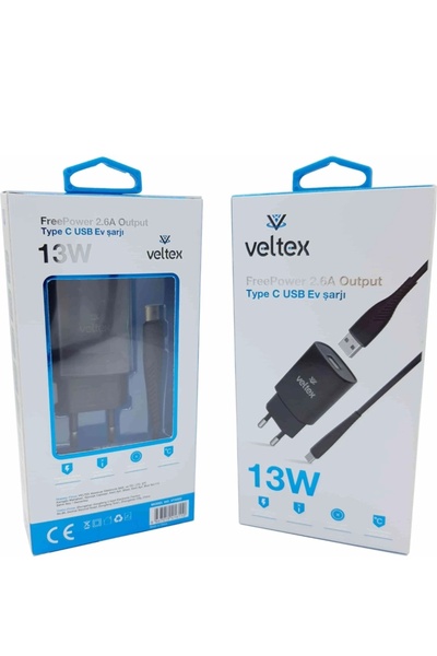 Veltex TYPE-C ŞARJ ALETİ 13W 2.6A