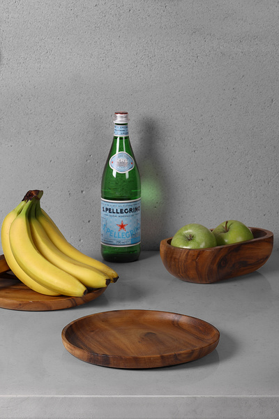 Akasya Home Caja - Akasya Yuvarlak Sunum Tabağı 25 Cm 6211