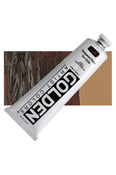 Golden Heavy Body Akrilik Boya 148 ml Seri 3 Transparent Brown Iron Oxide