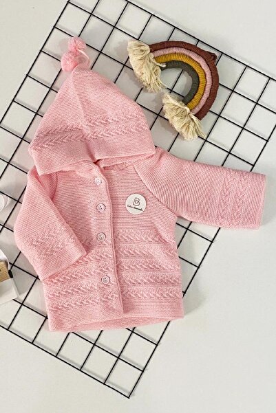 BEBECİBURADA Bebeciburada Knitwear Girl - Baby Boy Cardigan Cotton Fabric