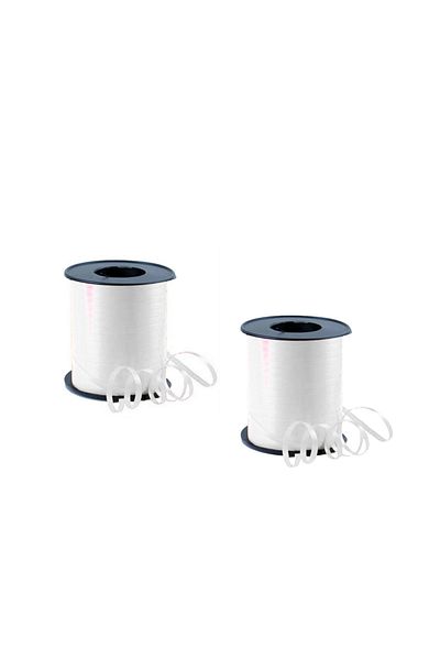 layfhex White Colored Raffia 8 mm x 200 m (2 Pieces)