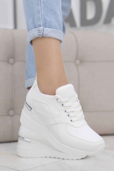 CanBambi Σόλα με ενίσχυση, δεμένη, αθλητική, λευκή