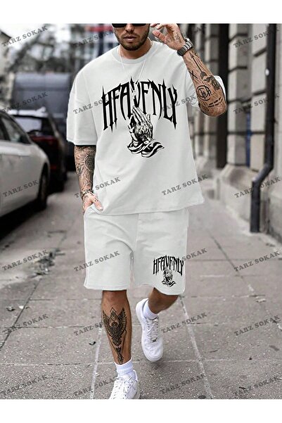 Tarzsokak Set din două piese tricou și pantaloni scurți cu mânecă scurtă pent...