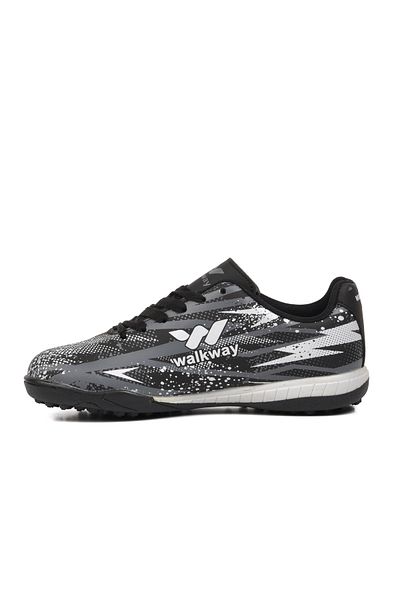 WALKWAY Power HS-F Black Children's Astroturf Shoes