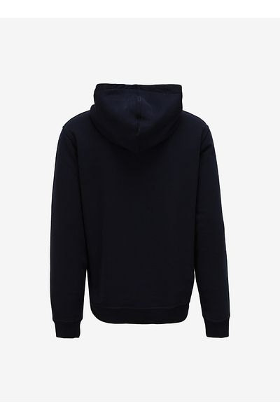 Guess Ανδρικό φούτερ Navy Blue - Γιακάς με κουκούλα, Eco Sleek Po Hoodie
