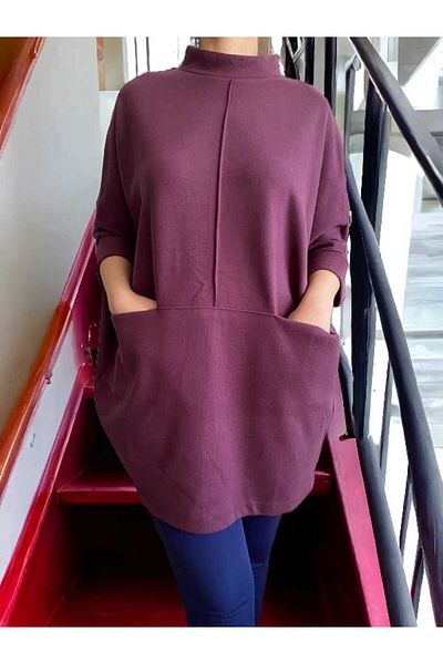 BEBE PLUS Purple Tunic
