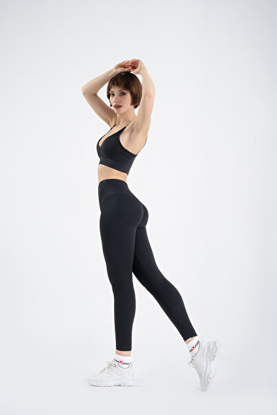 GYMXPRO Push-up Detaylı V Fitilli Bra Takım
