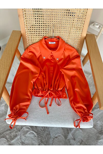 Gizce Darly Orange Shirt