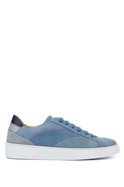 Redwood Erkek Hakiki Deri Mavi Sneakers & Spor Ayakkabı