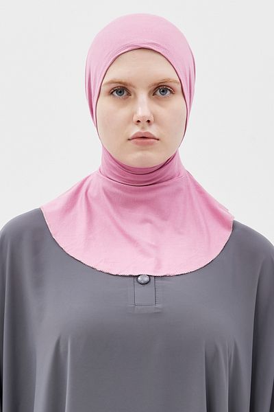 Altobeh Women's Hijab Practical Neck Collar Hijab - Sportsman Bonnet - Dark Pink
