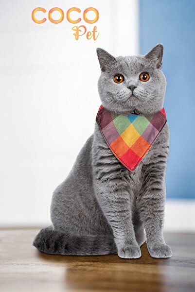 Cocopet وشاح منقوش باندانا طوق القط