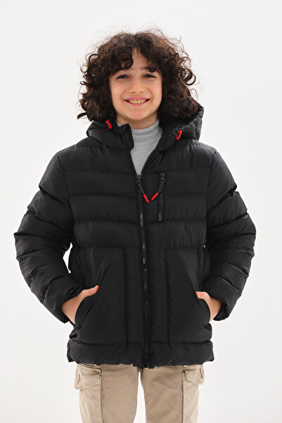 ROBA KIDS Bărbați - fete impermeabile și rezistente la vânt, lână interioară, cu glugă, iarnă, jachetă și haină gonflabilă RB-600