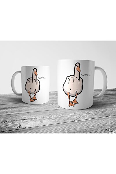 Pixxa Duck You! - Ördektir! Kupa Bardak Model 3