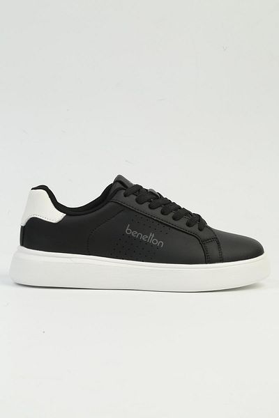 Benetton ®| IMPORTED Women's Black White Sports Shoes BNI-10266