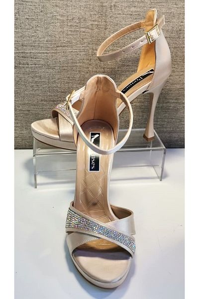 MONAROSA 233 Pantofi de rochie de seară cu platformă de piatră