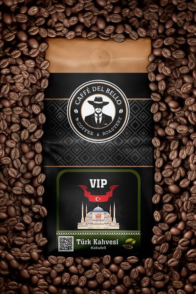 Caffe Del Bello Ground Cardamom Vip Turkish Coffee 1 Kg