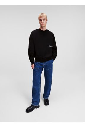 Karl Lagerfeld Jeans Bisiklet Yaka Siyah Erkek Sweatsh rt 236d1850 klj Karl Sweat Fiyat Yorumlar Trendyol
