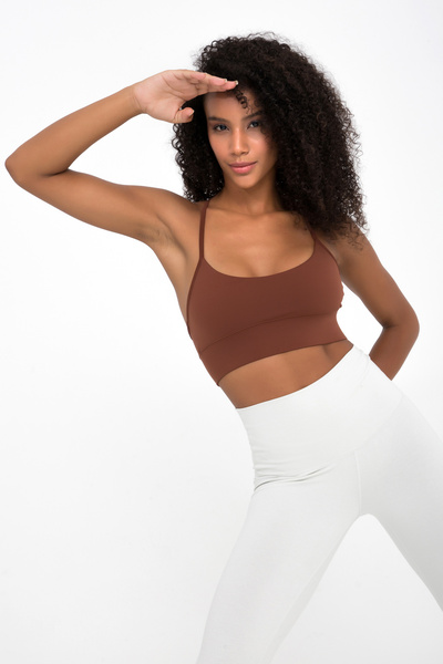 Comm-Ci Amber Mist Green 7/8 Super High Waist Organic Cotton Top-Up Long Sports Leggings