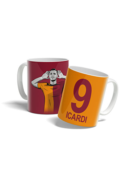 Yellow Red Mauro 9 Jersey Design Digital Drawing Fan Printed Mug Mug Gift Mug