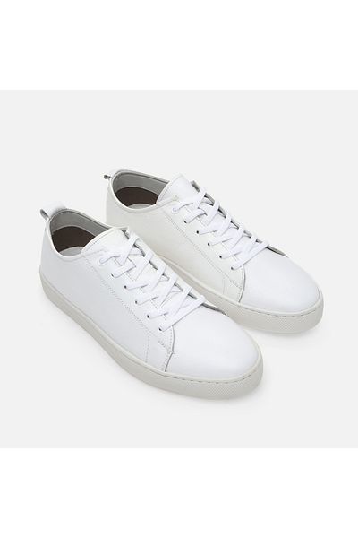 Yaya by Hotiç Ανδρικά casual παπούτσια από γνήσιο δέρμα White Yaya