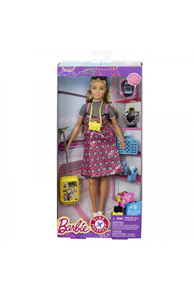 Barbie Mattel Barbie Fashionistas - Pasaport Bebek ve Seyahat Aksesuar Seti F...