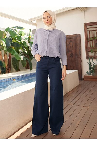 Neways Denim Trousers - Navy Blue - Neways