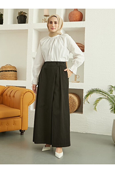 Neways تنورة بنطلون جينز - أسود - Neways