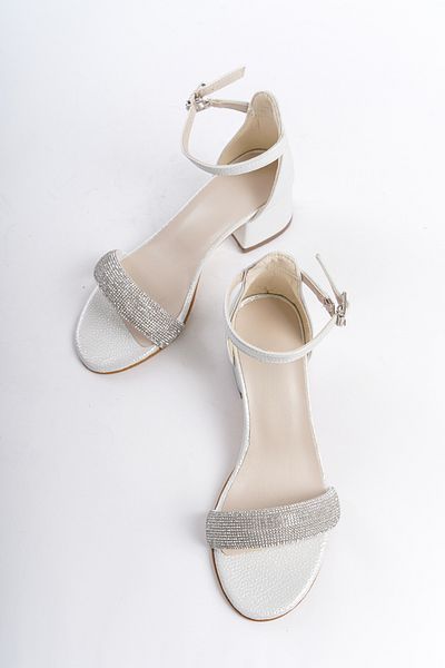 owwox club Owwox Kids; Girl's, Mother of Pearl Vakko, Non-Defunct Stone Detailed Shoes