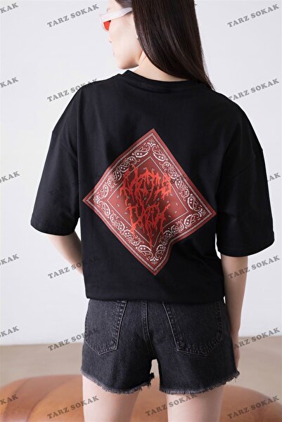 Tarzsokak Ουνισέξ Μπαντάνα Cactus Jack Μαύρη