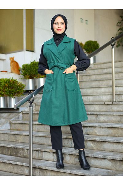 ZENANE Vest - Emerald Green - ZENANE