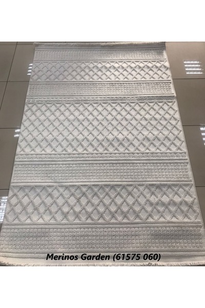 Merinos Halı Garden Serisi 61575 İskandinav Desen Salon Halısı Yolluk Mutfak ...