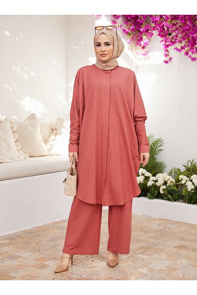 Neways Tunic&Pants Double Set - Dried Rose - Neways