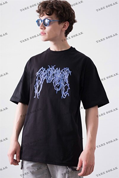 Tarzsokak Unisex Revenge Lightning Negru