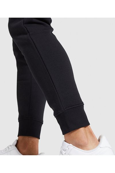 FUNSTYLE Μαύρο ανδρικό αθλητικό παντελόνι Plus Size
