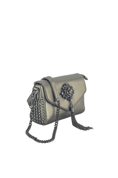 louisiana polo Γυναικεία τσάντα Kriste Bell Pewter 26470