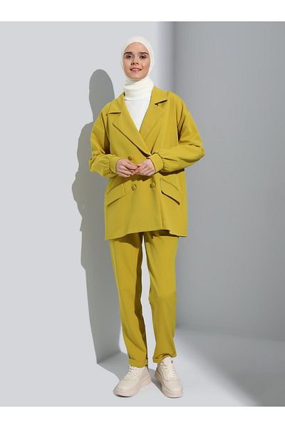 Benin Jacket Trousers Double Set - Oil Green - Benin