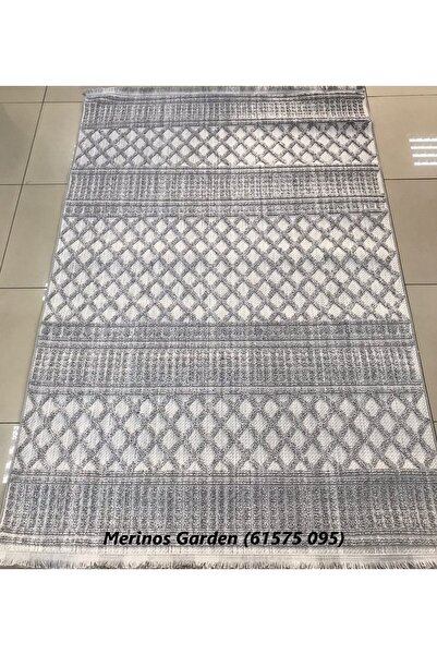 Merinos Halı Garden Serisi 61575 İskandinav Desen Salon Halısı Yolluk Mutfak ...